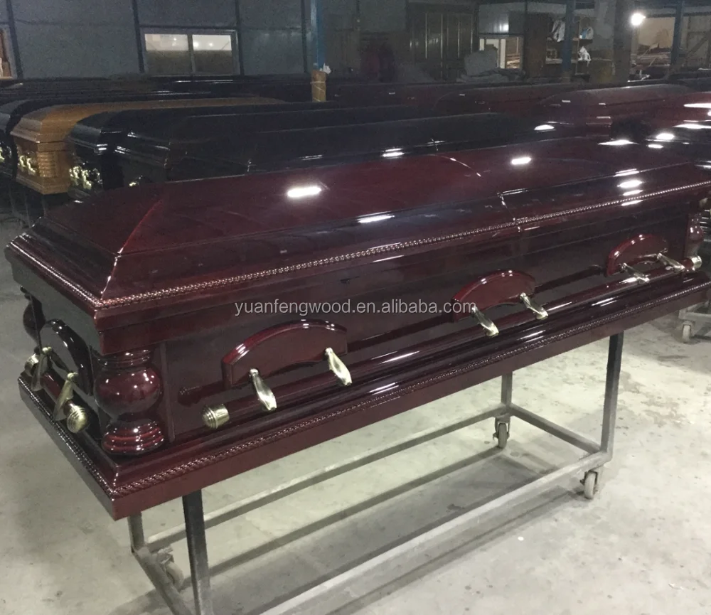 1792116 Wood Casket And Coffin Full Couch Us Stylered Oak Casket