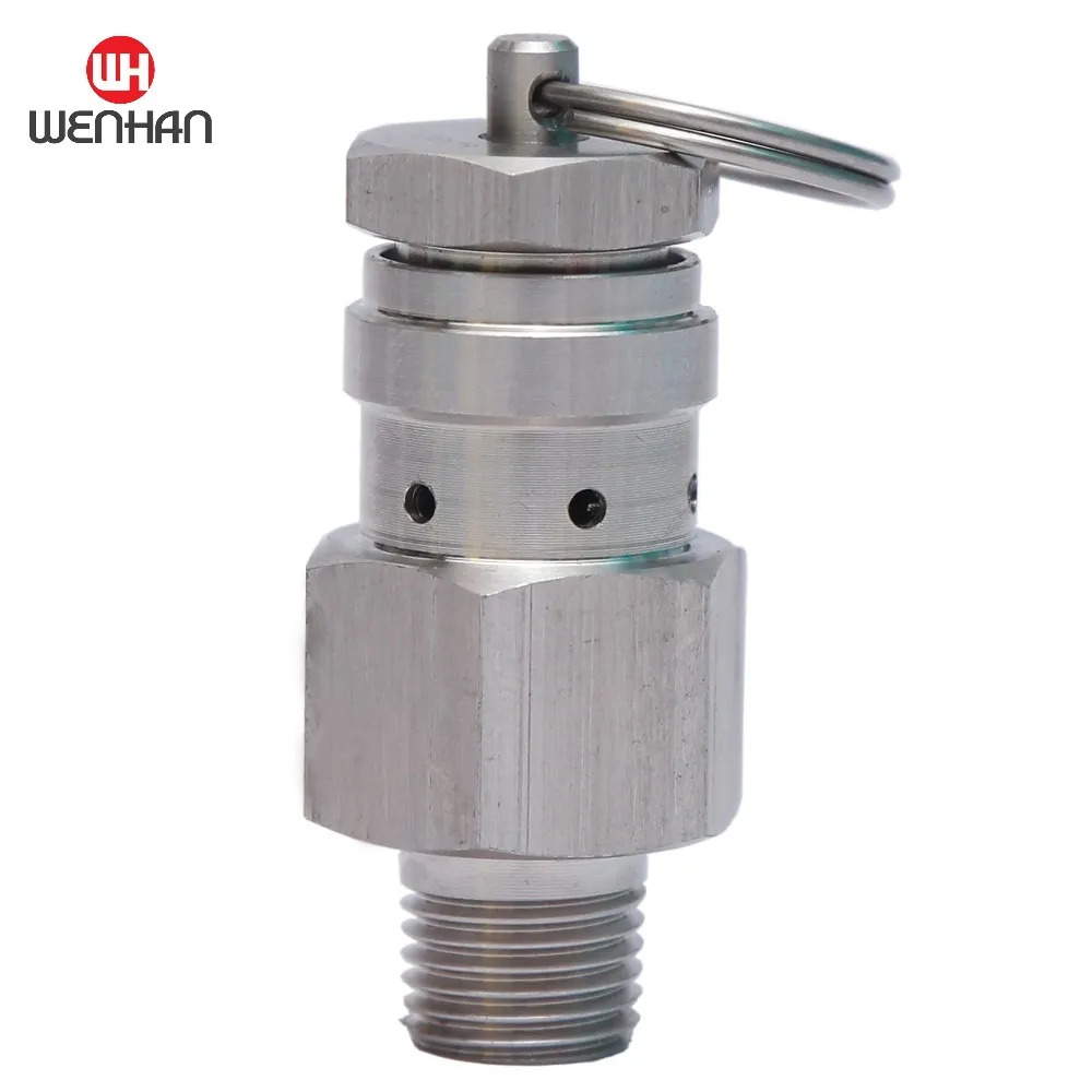 Small Pressure Relief Valve Stainless Steel Safety Valve Adjustable ...