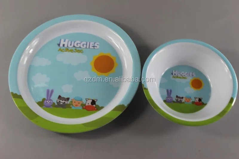 2pcs Melamine Kid's Dinner set