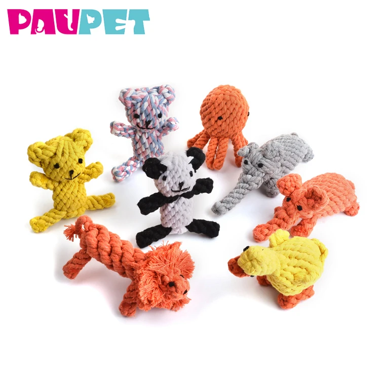 rope teddy bear dog toy