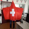 customized National FAN Cape Body Flag waterproof sun resist arms sleeves