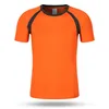OEM Custom Orange Grey Polyester Security T shirt
