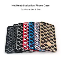 Colorful Net style Hollow out Shock proof Heat dissipation PC TPU 2 in 1 Hybrid Phone Case For iPhone 6 Plus 6s