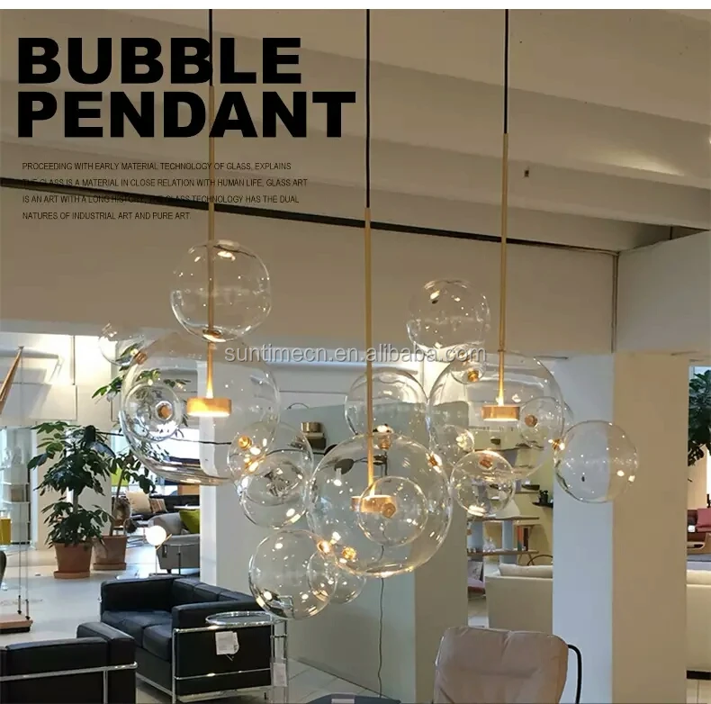 2018 Modern Style Round Gl Bubble Ball Led Pendant Lamp 2017 2018 Modern Style Round Gl Bubble Ball Led Pendant Lamp Jpg