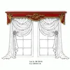 Wall decorative polyresin hanging curtain support