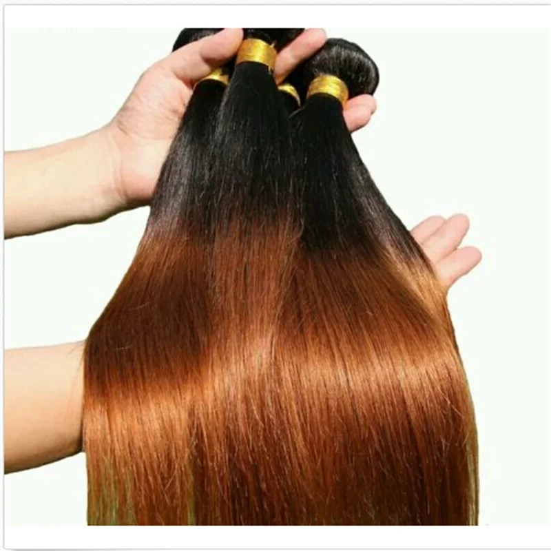 Mixed 2 Colors Magic Beauty Supply Peruvian Two Tone Ombre Hair