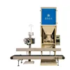Semi automatic high quality urea kine organic fertilizer animal feed pellet bag filling machine