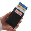Customize design aluminum credit card holder pop up business id card holder