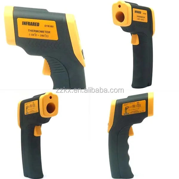 High Quality Professional Industrial Infrared Thermometer Ir Thermometer Dt8380 With Backlit And
