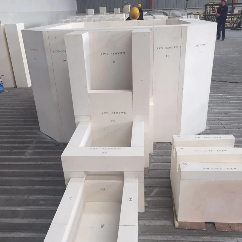 fused cast azs refractories for glass furnace for sale, ER1681