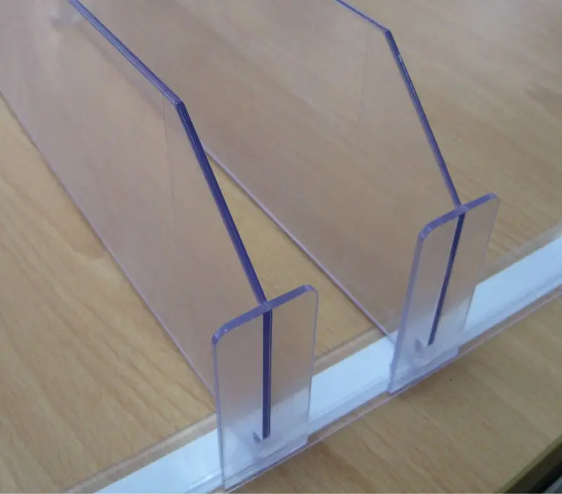 2023 New Shelf Pusher System Divider Buy Supermarket Shelf Dividers