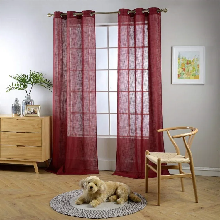 2017 Top Sale Sheer Curtain Fabric Voile For The Living Room,Super Soft