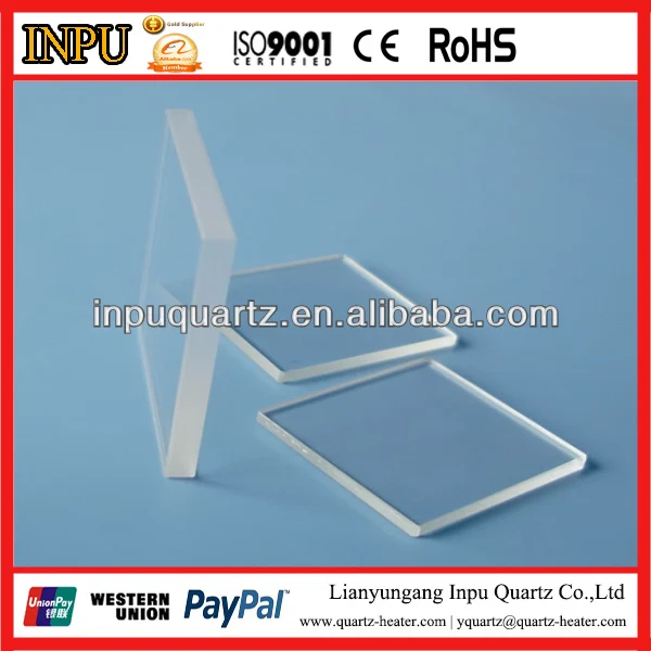 61 fused silica clear quartz glass plate wafer sheet disc.JPG