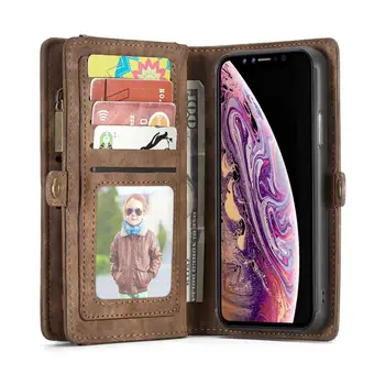 Caseme Flip Magnetic Wallet Design With Card Slots Leather Mobile