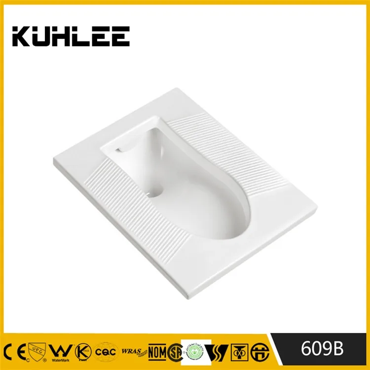 Chaozhou Factory Cheap Squat Pan Indian Toilet WC KL-609B