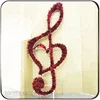 New product imported large christmas decoration music note ornaments wholesale