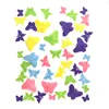 Wholesale Children Use Safety Colorful Butterflies Sequins Top Sequin Manufacturer Arts Crafts Iridescent Spangles For DIY