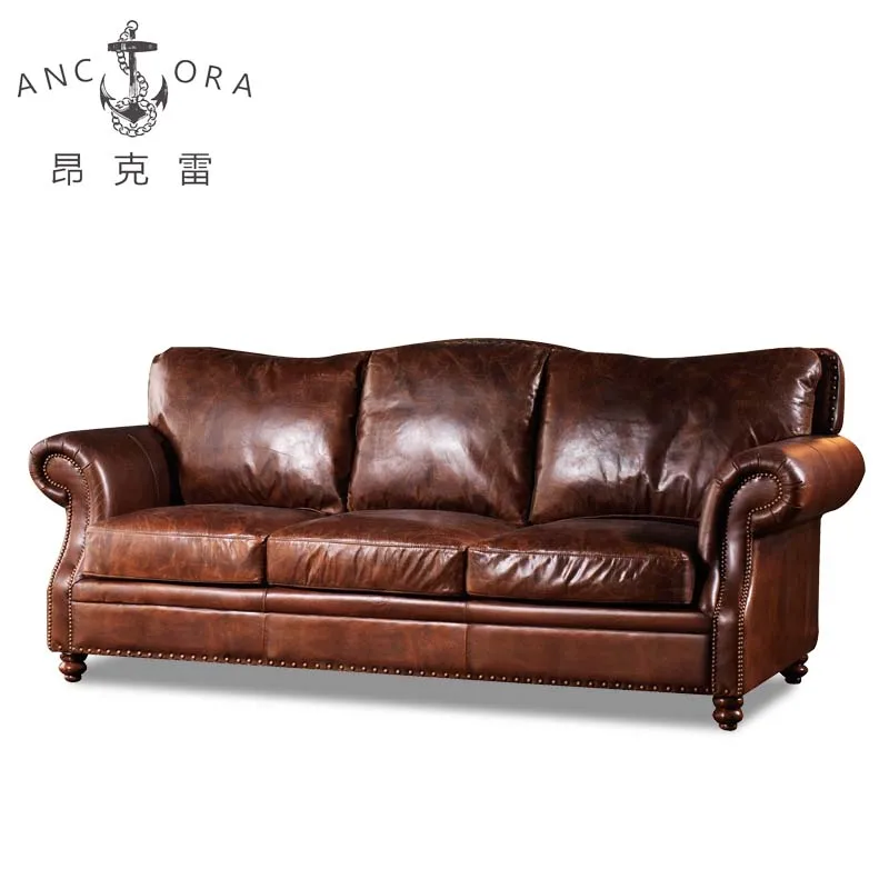 2017 Latest French Furniture Rustic Victorian Leather Sofa From China Online