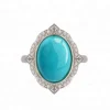 Beautiful 925 Silver Natural Turquoise Ring For Women