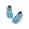 Rubber Sole PU Upper Mary Jane Toddler Baby Girl Sound Shoes