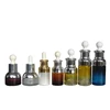 On sale high quality cheap Arabian stylish perfume cosmetic oil bottles,big dropper different size 10/15/20/30/50ml 7 sets