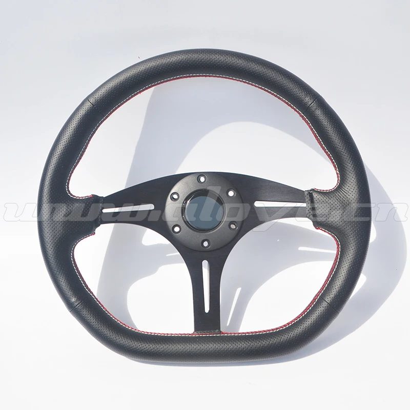 70mm Pcd 14inch D Style Modified Play Car Steering Wheel With Pinhole