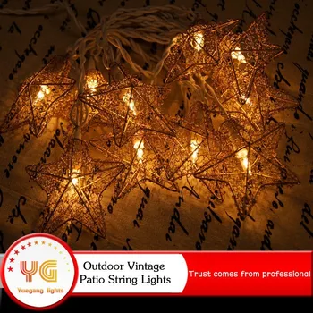 Waterproof Led Christmas Light Vintage Patio Globe Star String Waterproof Led Christmas Light Vintage Patio Globe Star String Lights For Holiday Outdoor Ornament Lighting