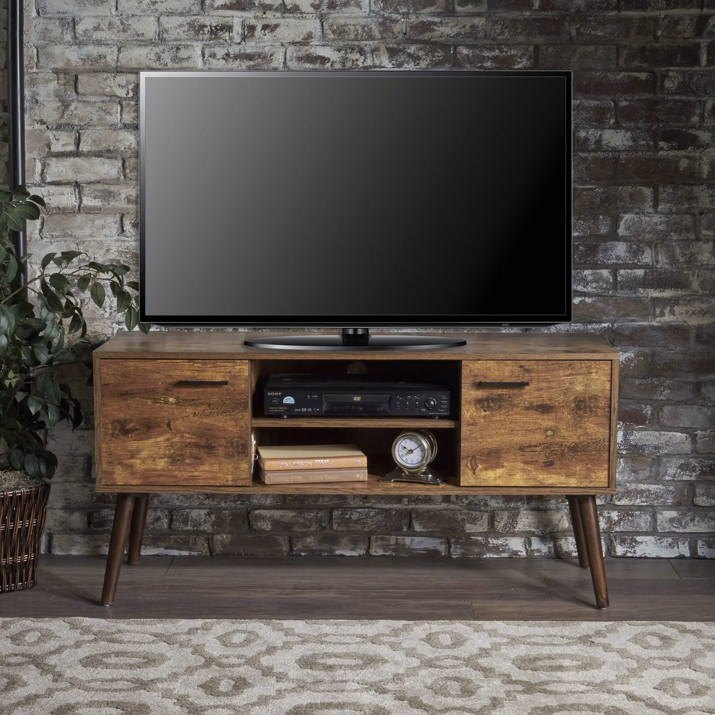 Buy Amal Mid Century Modern TV Stand | Console Table ...