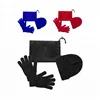 Promotional items of winter ware of gloves hat and scarf
