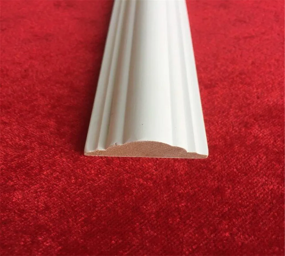 Gesso coated Wooden Primed Radiata Pine FJ Finger joint Wood Moldings