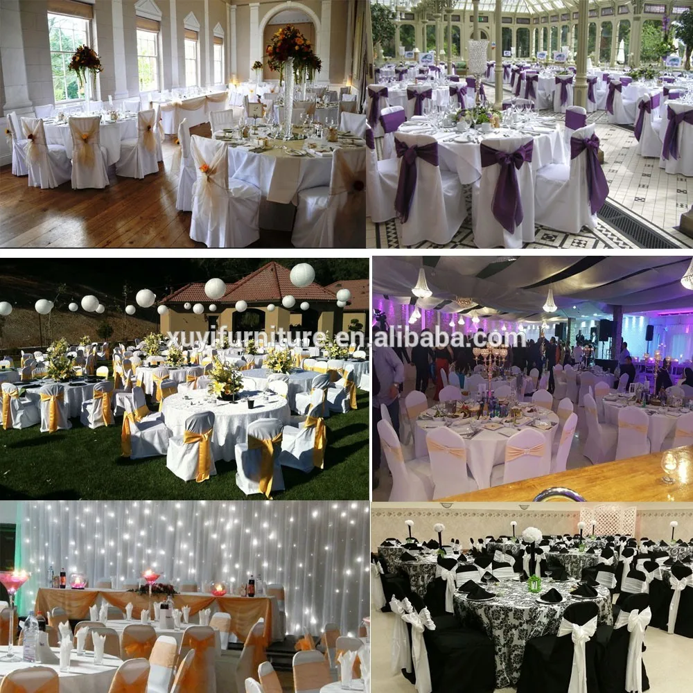 Chair cover sash ties