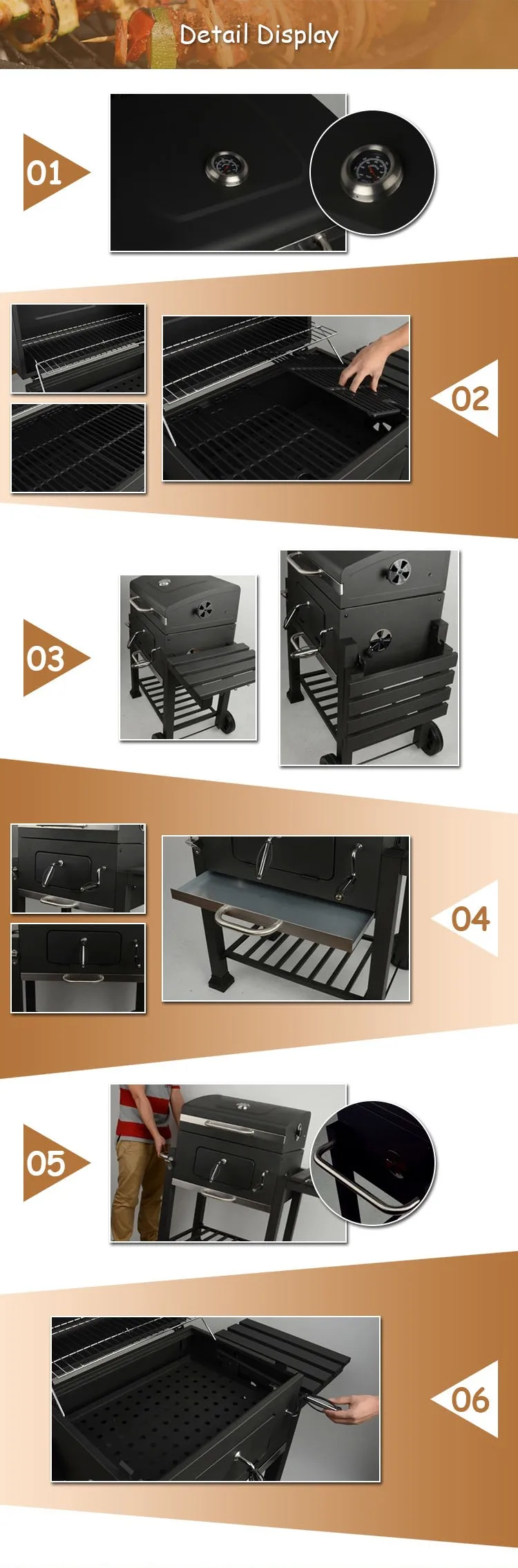 Longzhao BBQ cost-effective portable barbecue order now best brand-6