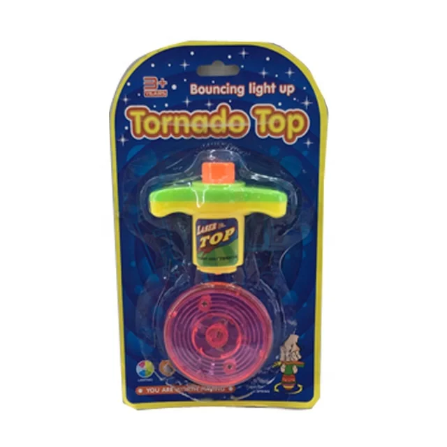 
New product Spin Top Toy Battle Gyro Peg-Top with light for kids 