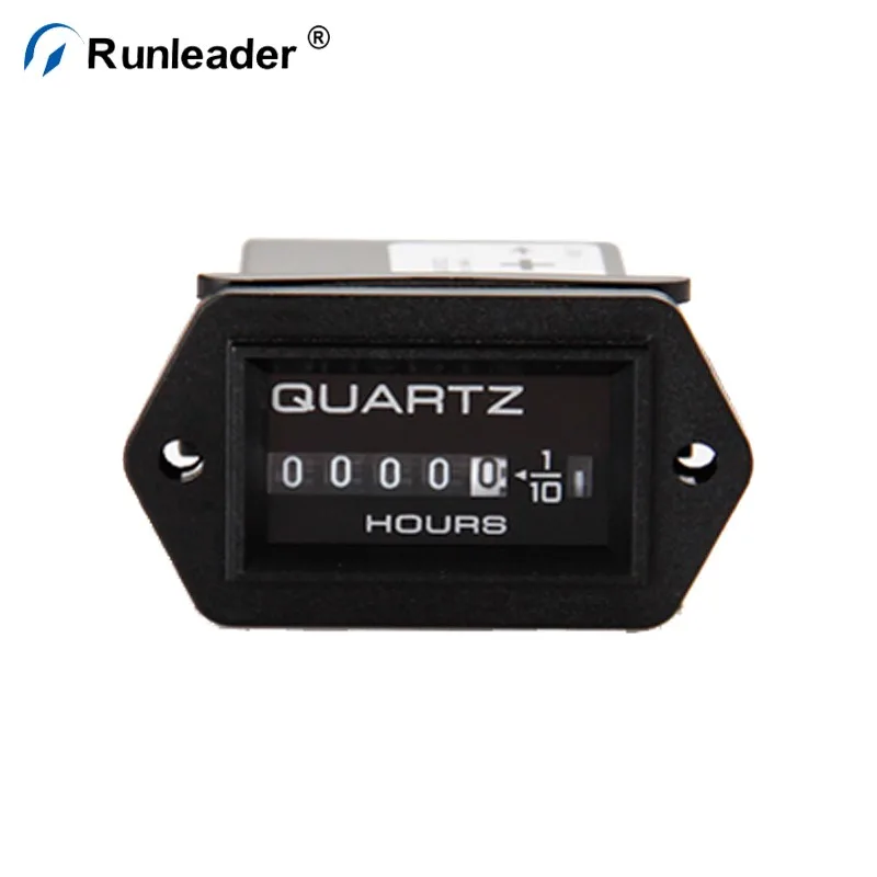 Runleader Dc Mechanical Hour Meter For Generators Motor Motorcycle Lawn