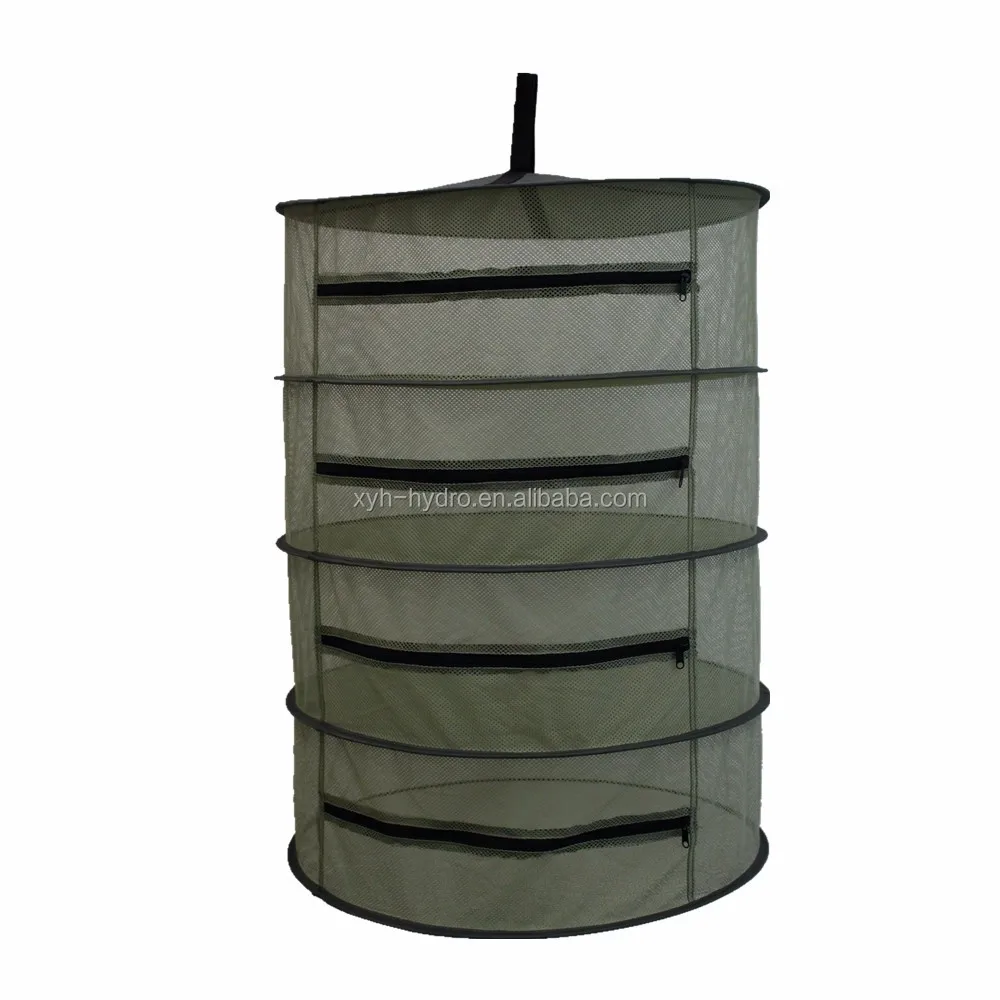 Amazon Hot Selling Zipper Dry Net Grow Tent Drying Racks/hanging Round