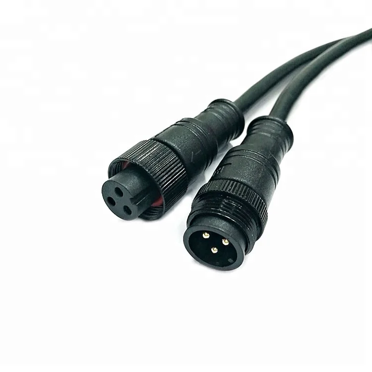 Wire & Cable Connectors LLTL20,3Pin Waterproof connector IP67 Solder