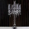 Restaurant table lamps crystal candelabra tall candle holders for wedding dining room candlestick