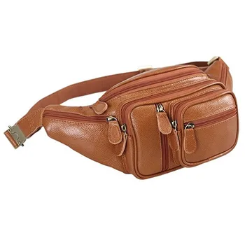 genuine leather waist bag