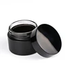 /product-detail/premium-30ml-50ml-wide-mouth-uv-matt-black-cosmetic-facial-cream-lotion-glass-jar-with-black-lid-60783917726.html
