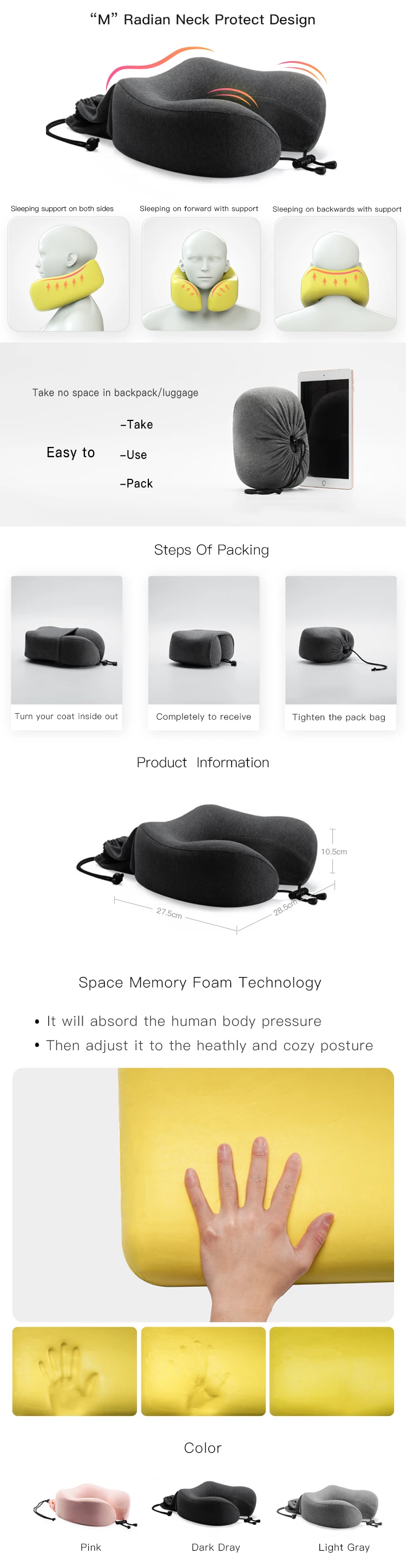 therapedic contour neck support pillow