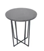 Round higher size fishing egg marble top stainless steel coffee table