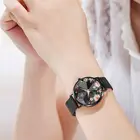Shengke ファッションスタイリッシュな女性腕時計花女性の腕時計エレガントなダイヤモンドガラス montre ファム女性のための時計レロジオ mujer K0127L