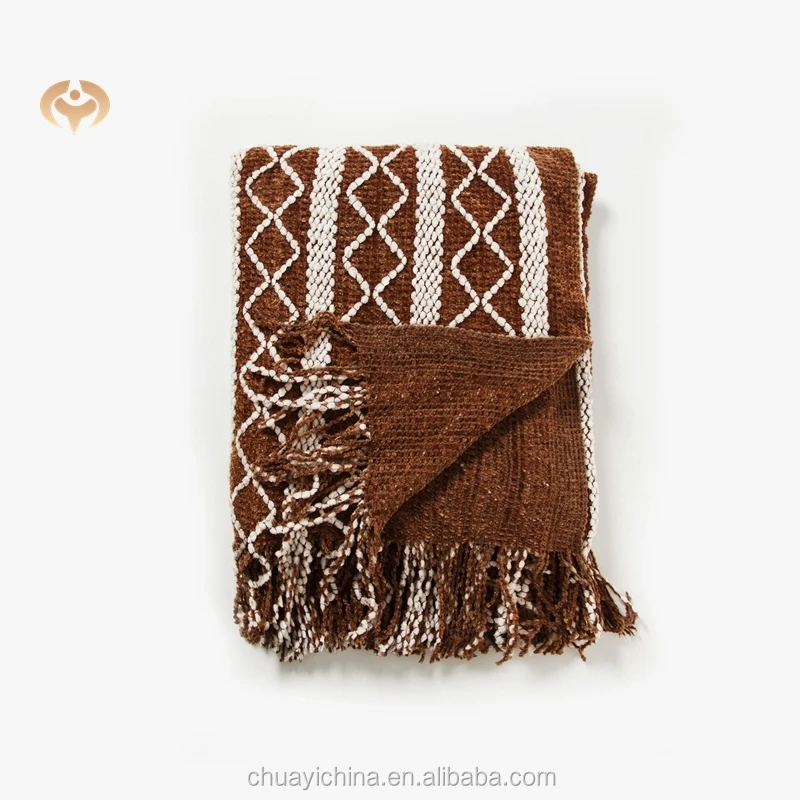 Printed Pattern Printed Acrylic Pile Blanket,100 Woven Acrylic Blanket