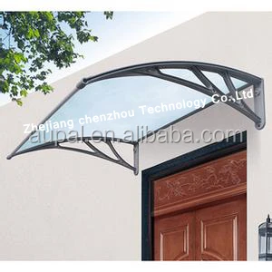  Modern Aluminum  Rain Awning Supports Door Canopy For 