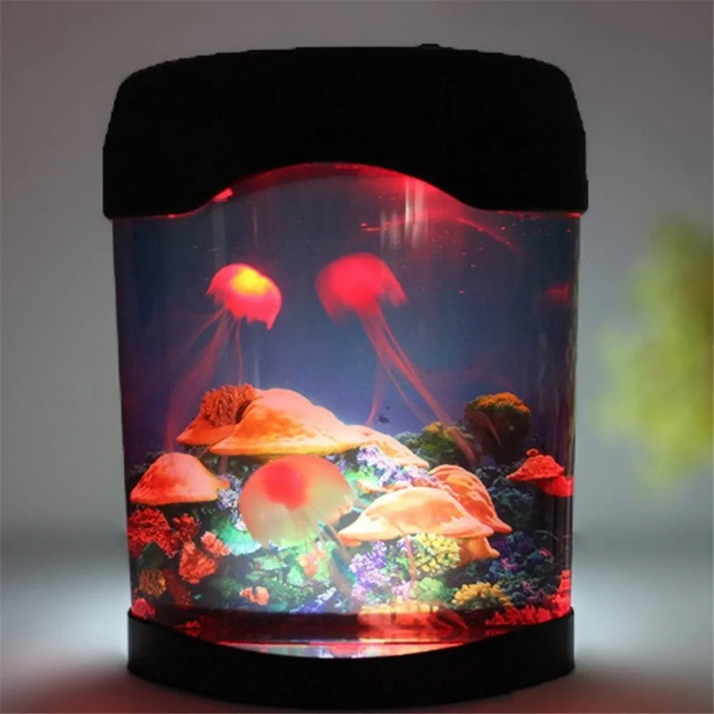 Silicone Jellyfish Light Up Tank - Buy Jellyfish Tank,Led Jellyfish ...