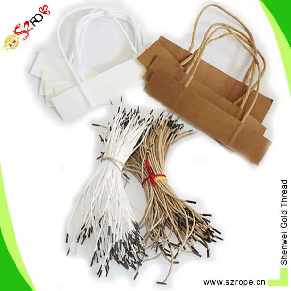 T End Paper Bag Handle String Carrier Sring T End Paper Bag Handle String Carrier Sring