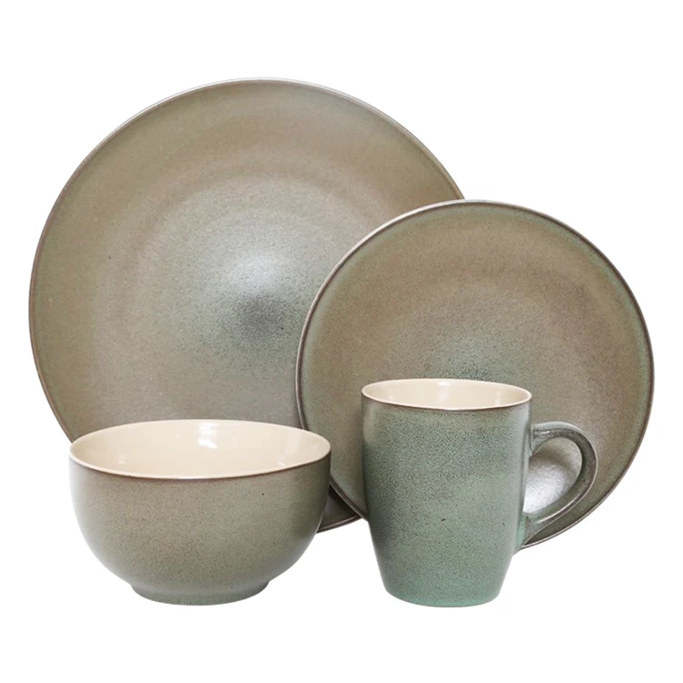 Reactive Glaze Ceramic Dinner Set - Buy Reactive Glaze,Ceramic ...