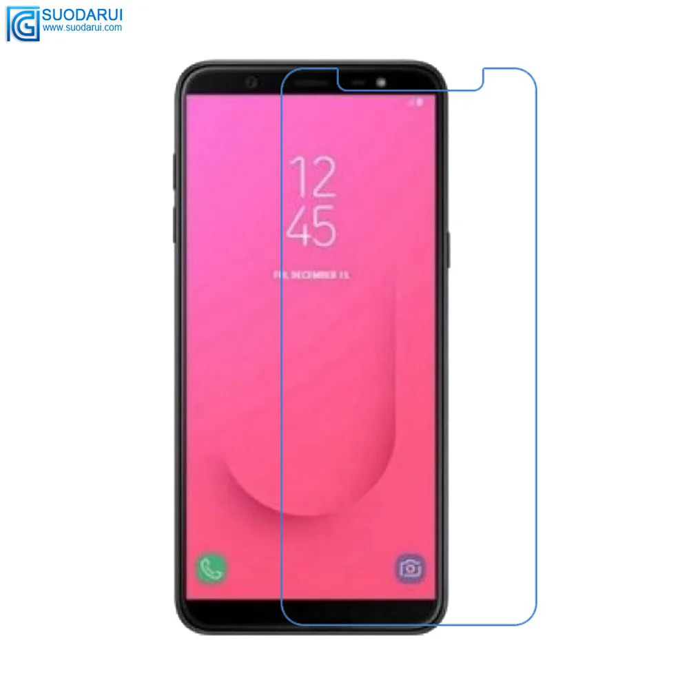 Tempered Glass Screen Protector for Samsung Galaxy J8 9H 2.5D 0.26mm HD Transparent Film