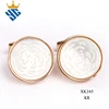 shell cufflink parts for men