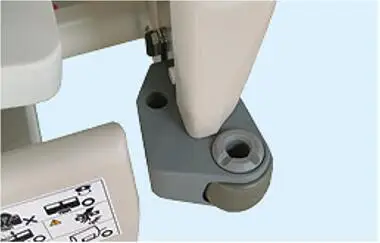 ABS headboard and guardrail three shark hospital bed